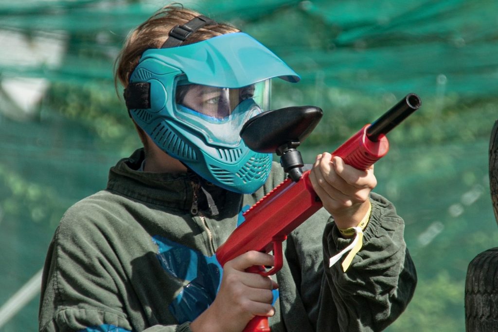 Obóz paintballowy dla młodszych