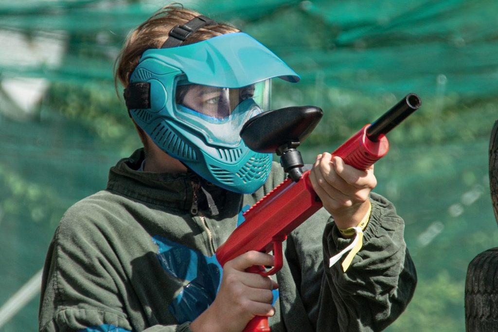 Obóz paintballowy dla młodszych